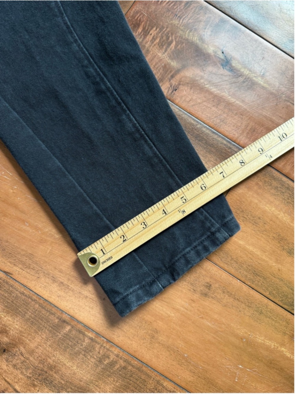 Vintage Black Tapered High Rise Pants Minimalist Workwear - Picture 13 of 13